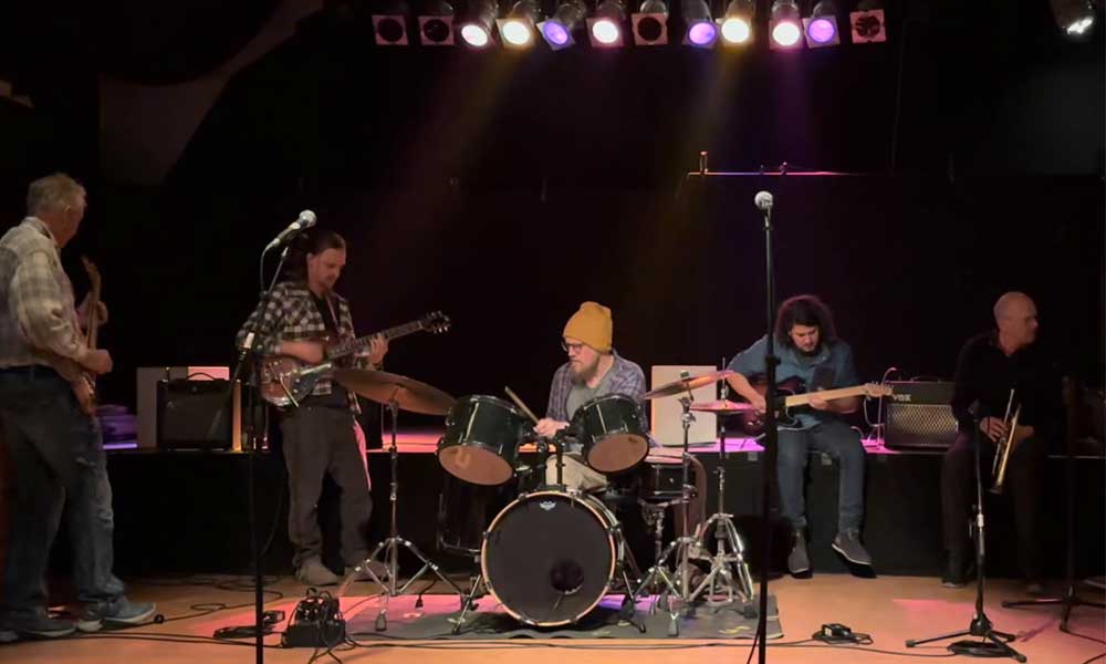 Musiker bei der Musikwerkstatt